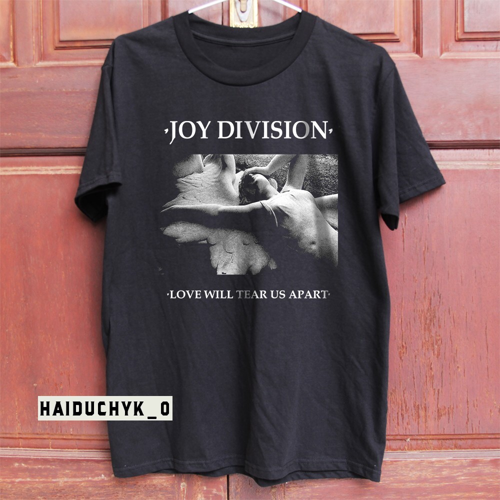 Joy Division – Love Will Tear Us Apart Rock Band Unisex Black T-shirt Size S-5XL