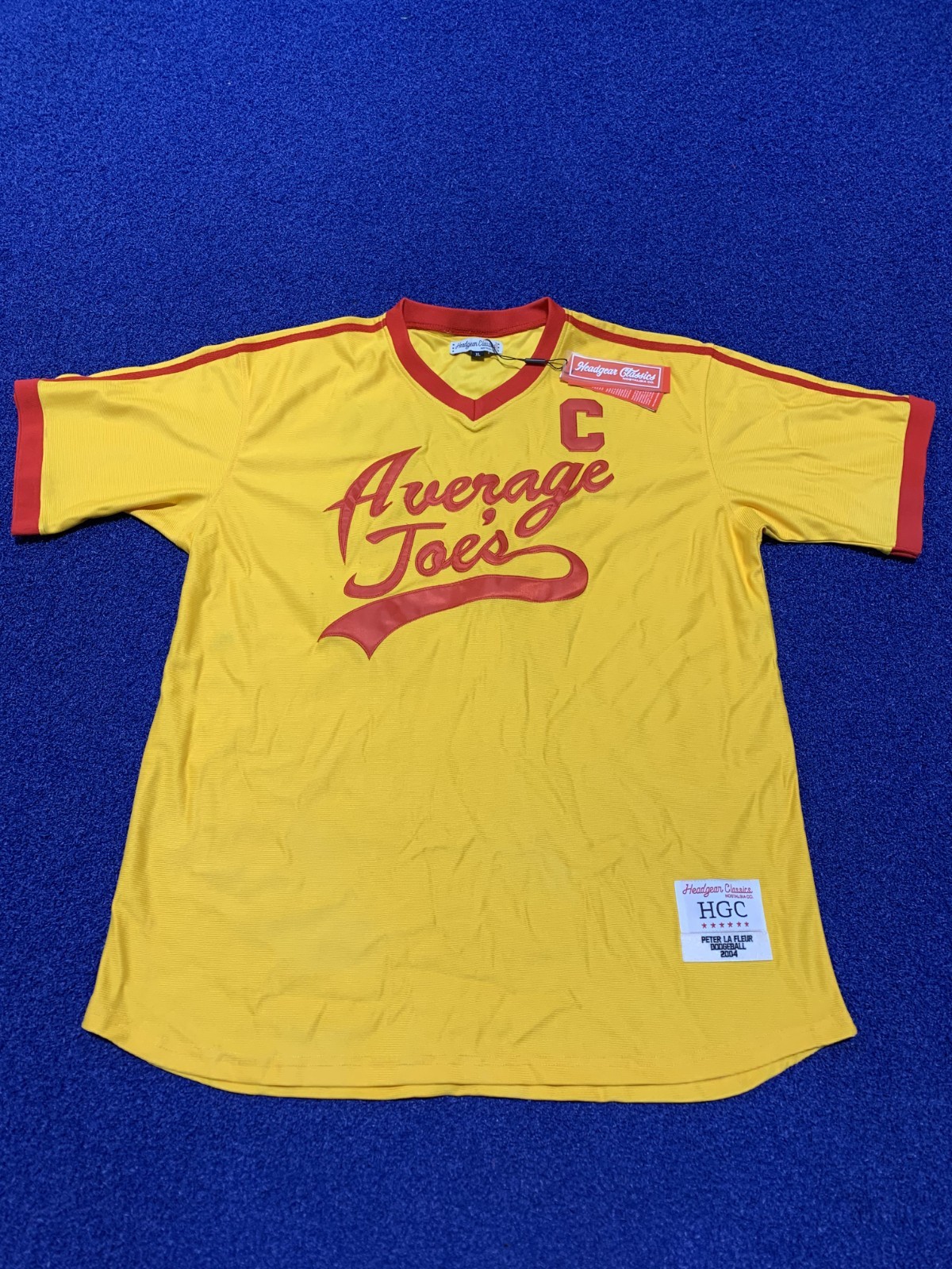 Vintage Headgear Classics Authentic Sewn Average Joes Peter La Fleur Jersey XL