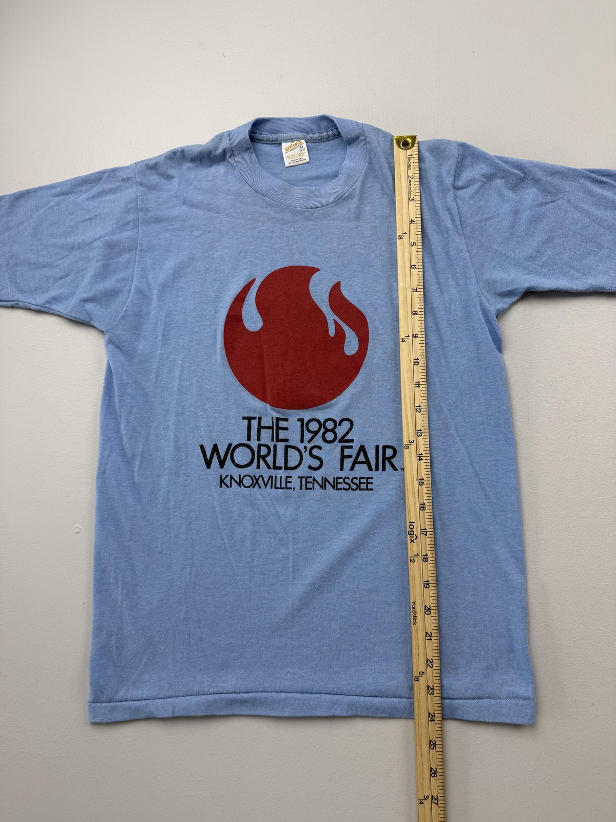Vintage Sportswear Shirt Mens Medium Blue 1982 World&rsquo;s Fair Graphic Tee USA