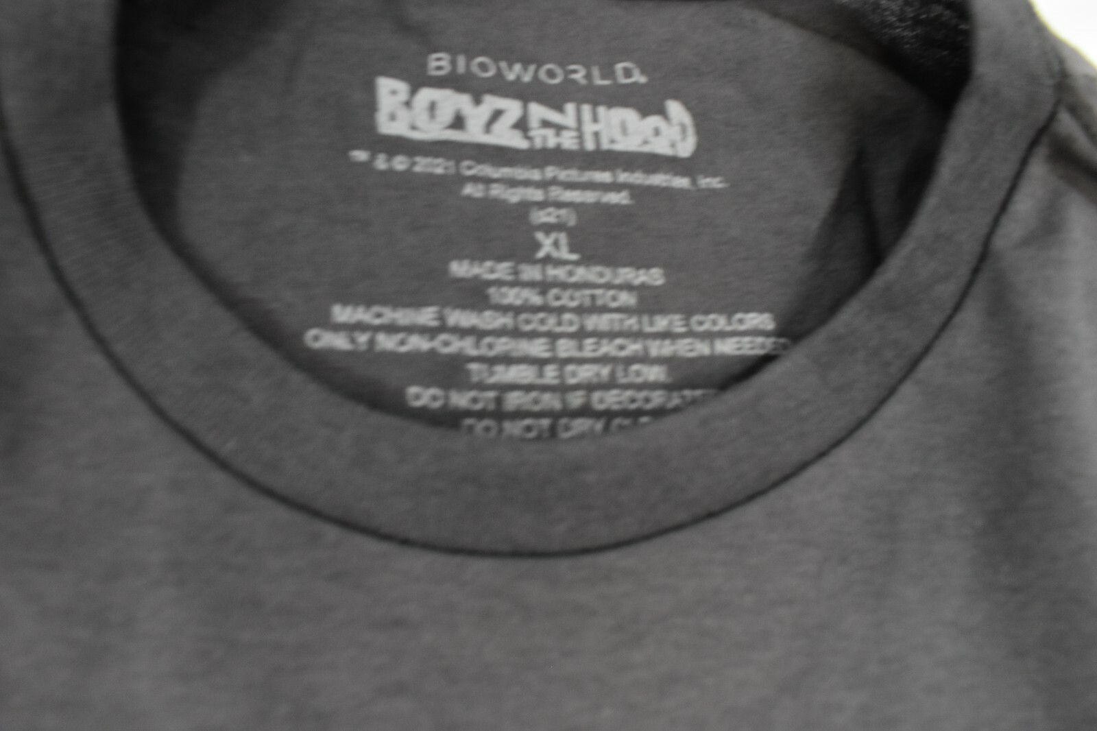 Bioworld Mens Boyz N The Hood Increase The Peace Charcoal Shirt New S, M, XL