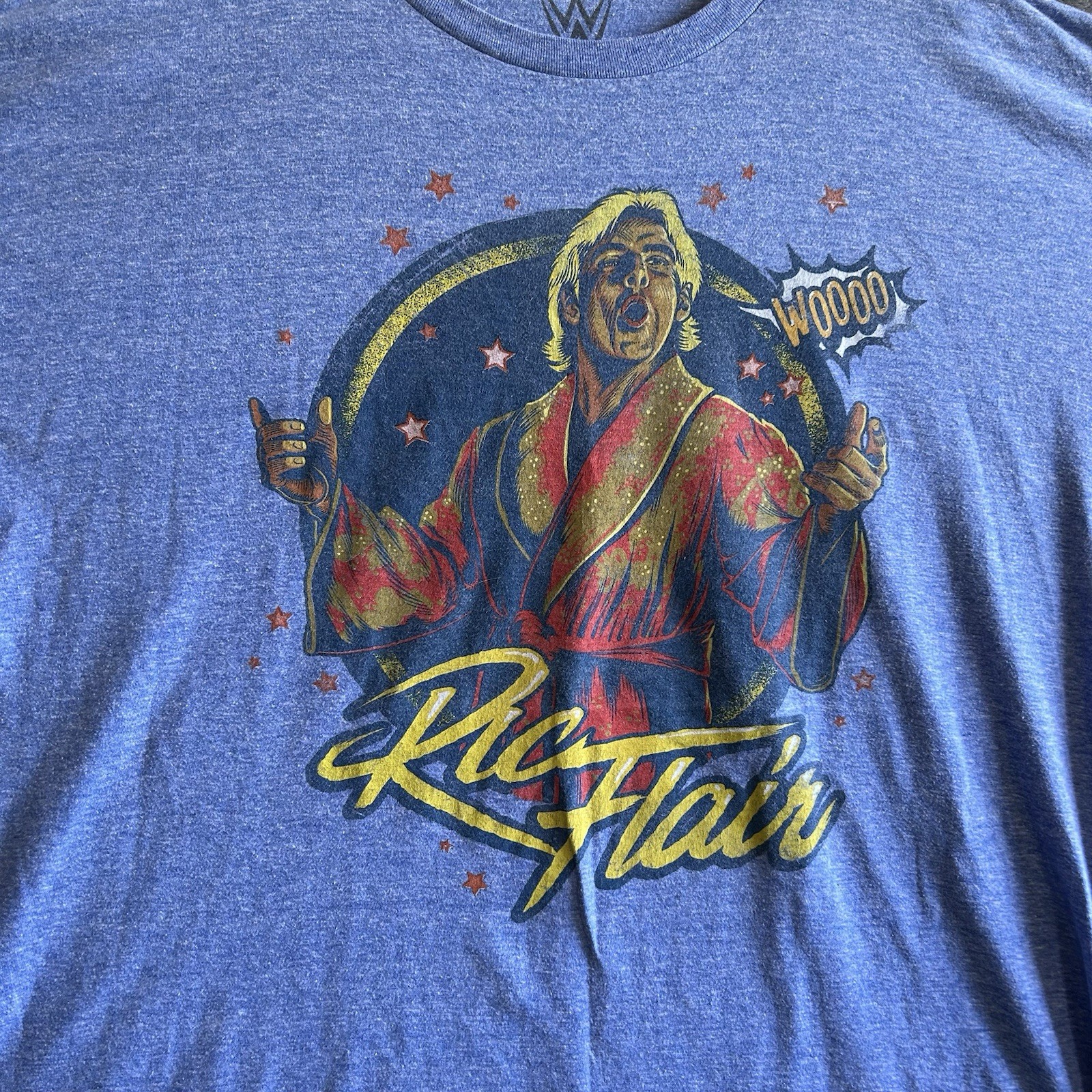 Ric Flair Wrestling WWE T-Shirt Men&rsquo;s Size 2XL Wooo Graphic Tee Wrestle Mania