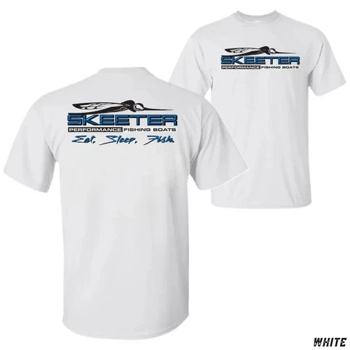 Skeeter Fishing Boats Logo T-Shirt, Red & Black Inshore