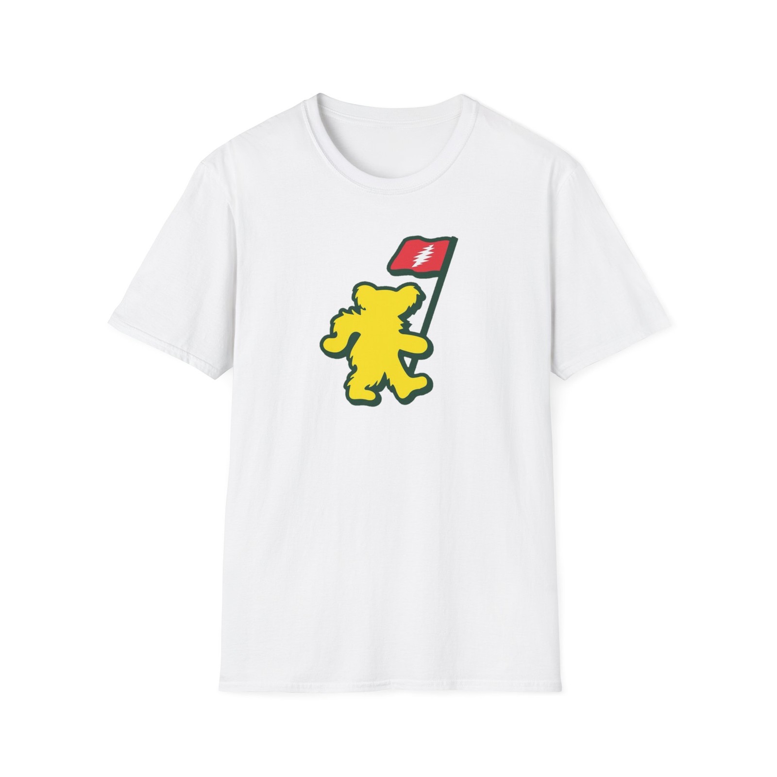 GD Grateful Shakedown Dead & Co Golf Dancing Bear Masters Short Sleeve T-Shirt