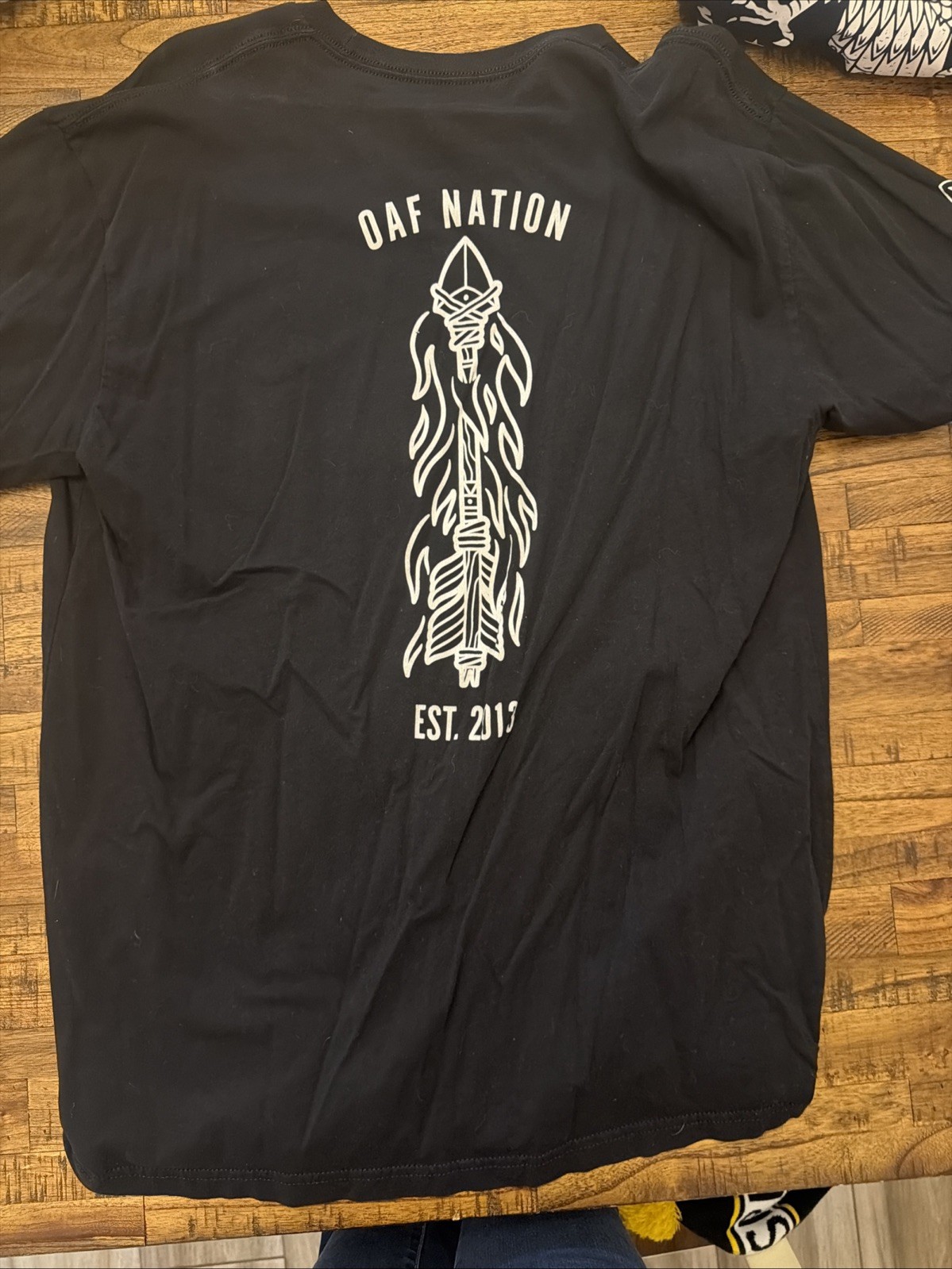OAF Nation Men’s XL T-shirt Lot. Next Level Apparel Staccato Brand – See Photos