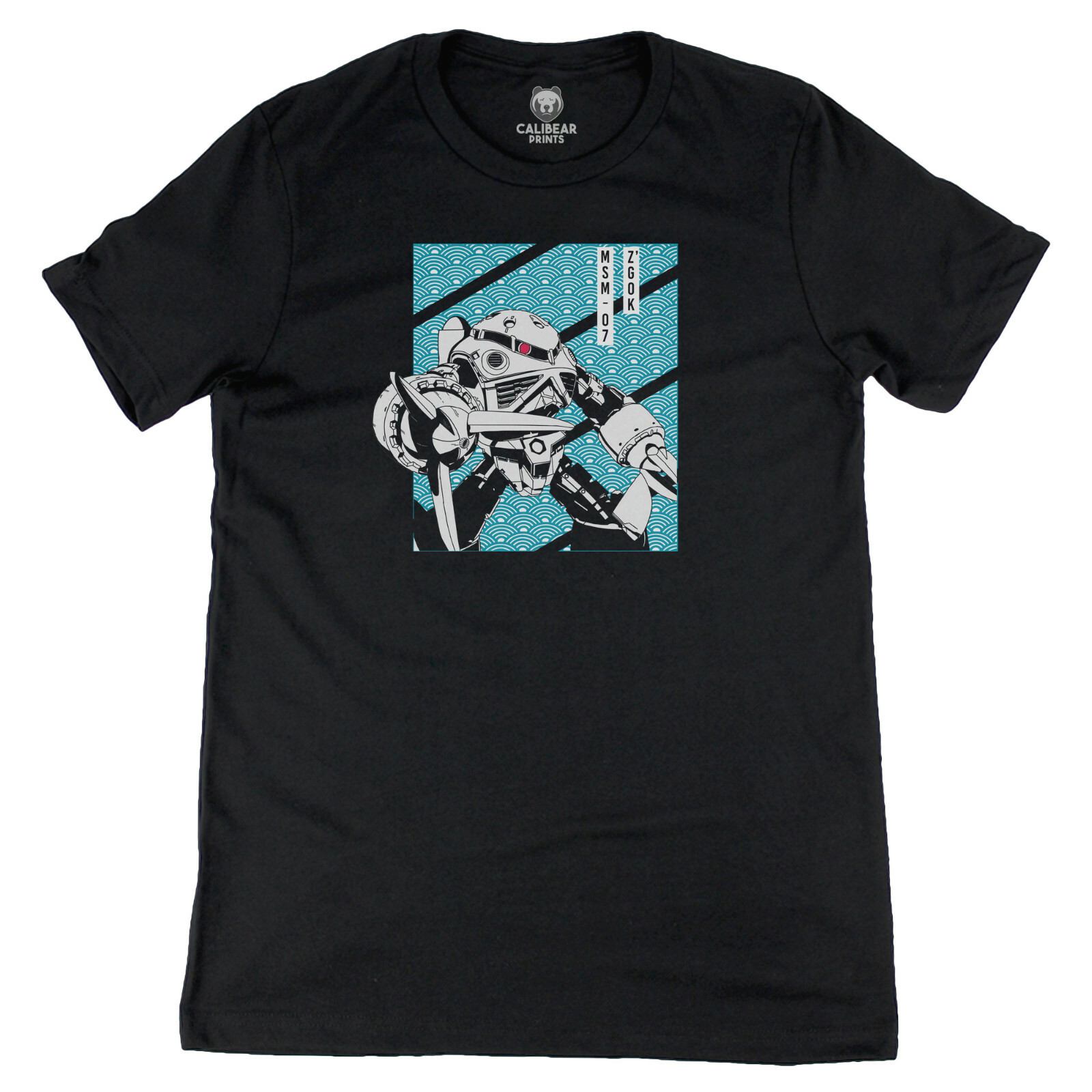 MSM-07S Z&rsquo;Gok Commander Type Gundam UC0079 Anime Graphic Art Novelty Tee