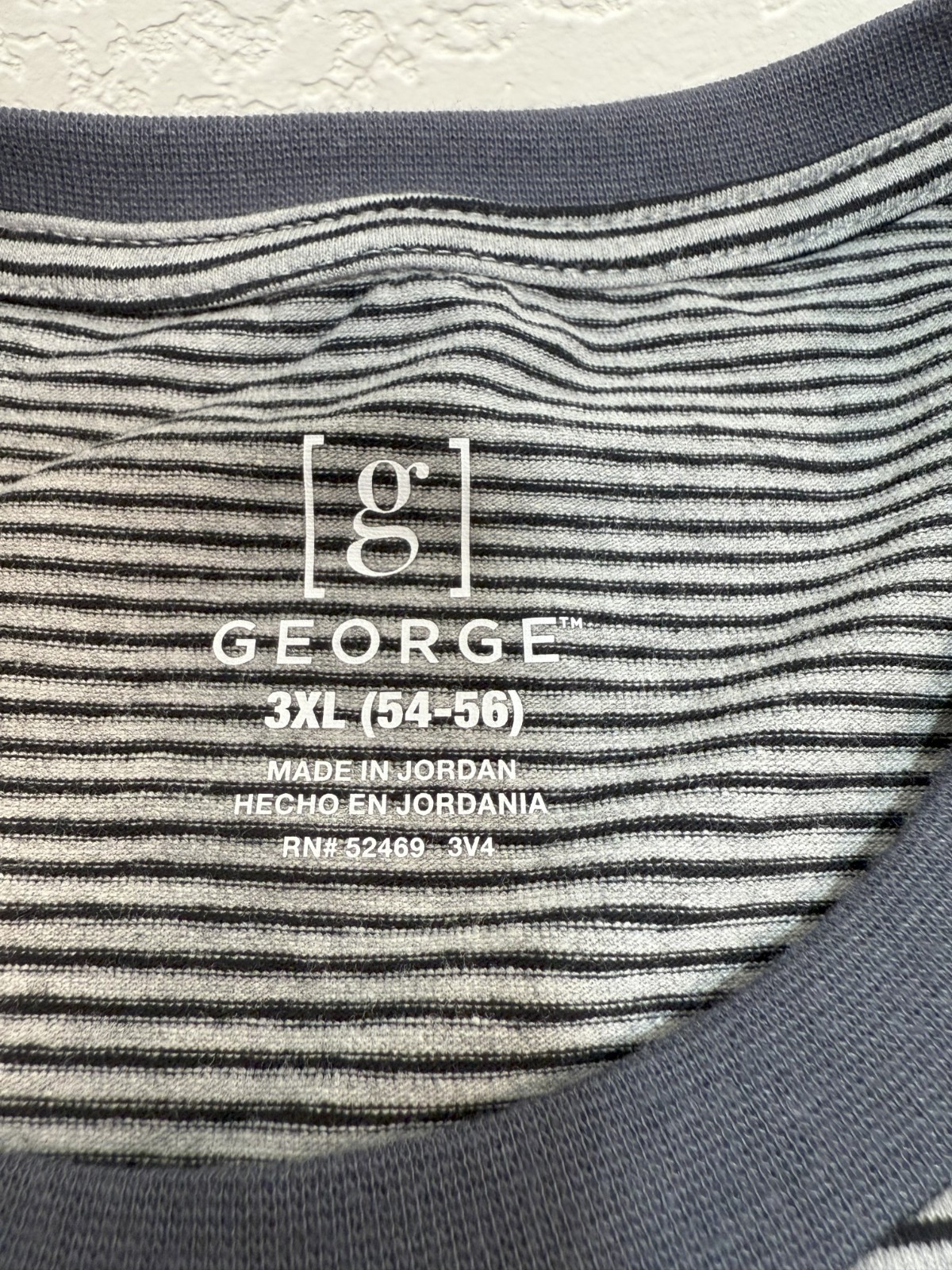 Men&rsquo;s Shirts, (New w/tags), George Short Sleeve Crew Neck Pocket Tee 3XL (54-56)