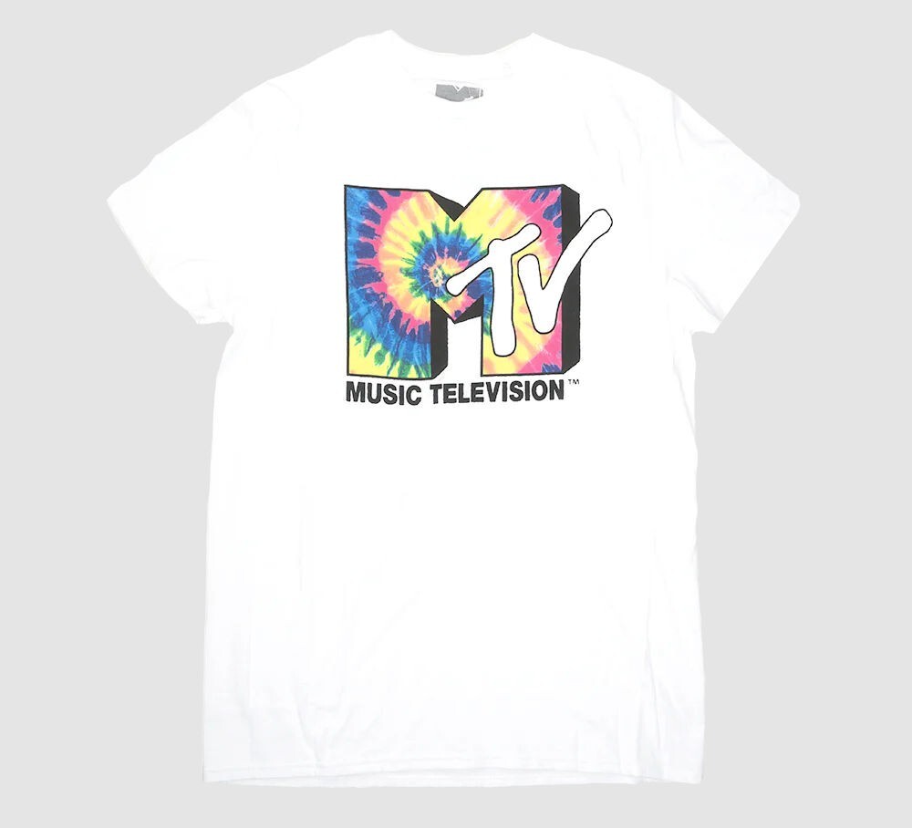 MTV Music Television Logo Men&rsquo;s White Short Sleeve T-Shirt