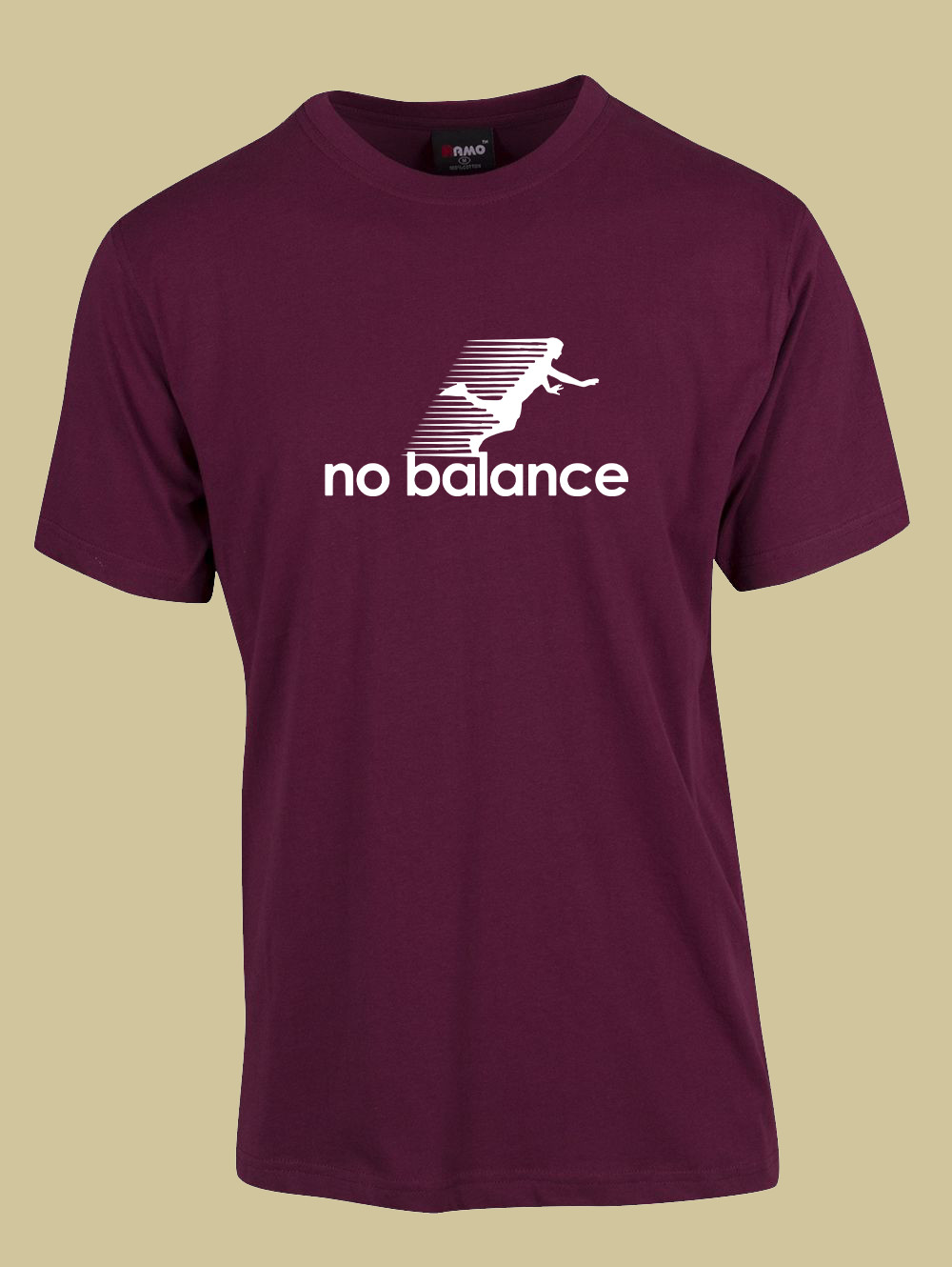 UNISEX MEN WOMENS TEE TSHIRT NO BALANCE FALL OVER RUNING GIFT EXERCISE OUTDOORS