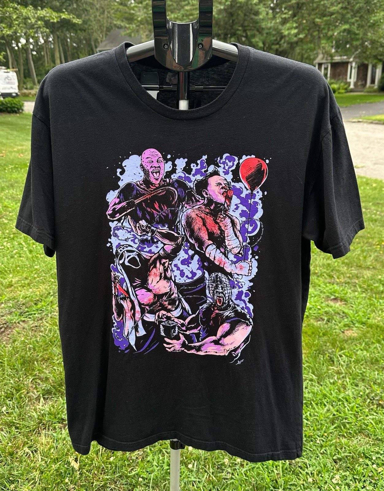 BLVD BULLIES Hardcore Icons Wrestling Horror Tee Mens XL New Jack Sabu Shirt