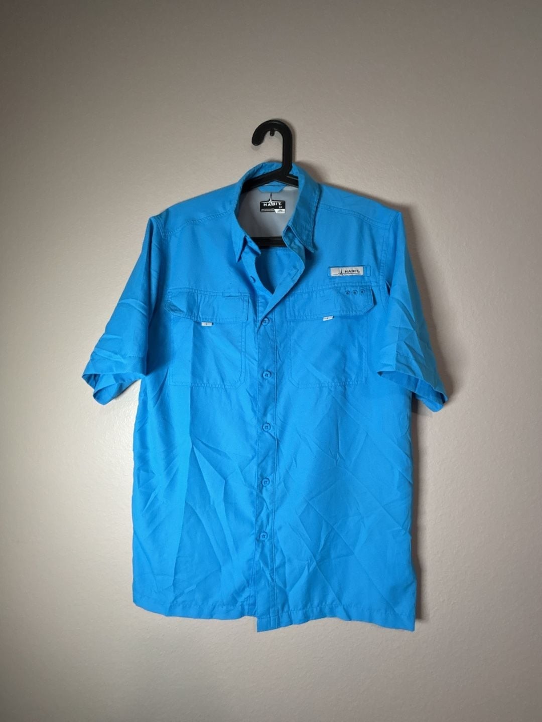 Habit Men&rsquo;s Short Sleeve Fishing Shirt Size S/P
