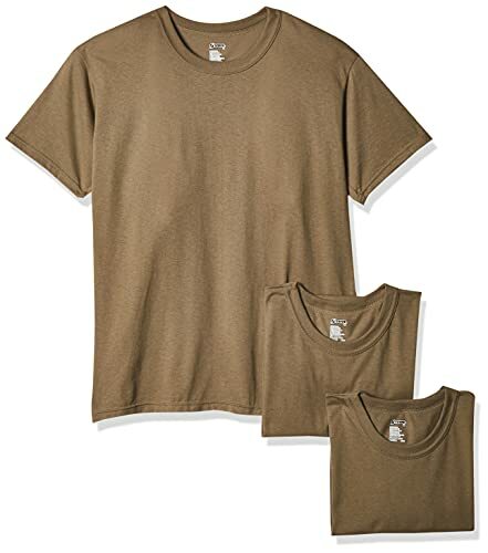 Soffe Men&rsquo;s 3 Pack Short Sleeve – USA Made Poly/Cotton Military Tee