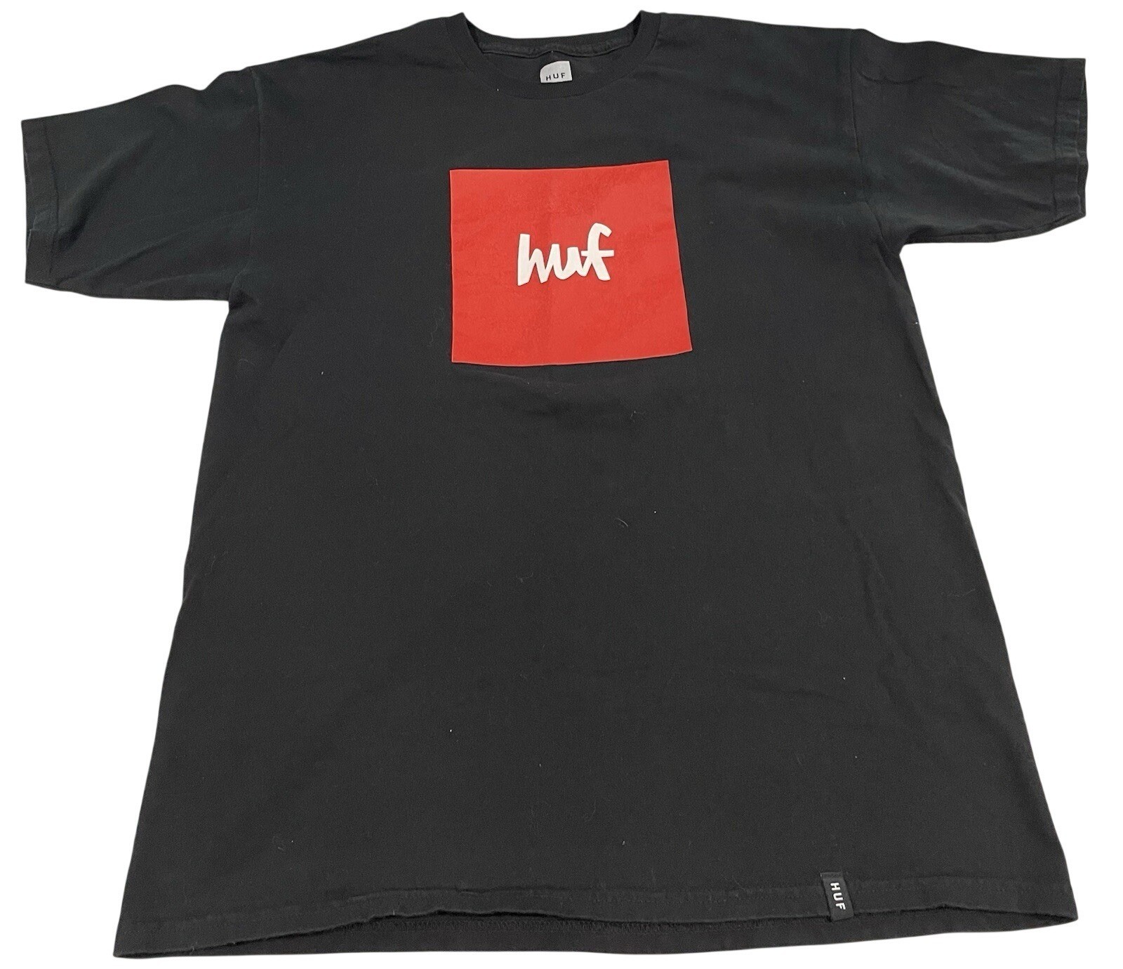 Mens Skater T-Shirt Lot size L HUF MSFTSrep Welcome Skateboard Streetwear Grunge