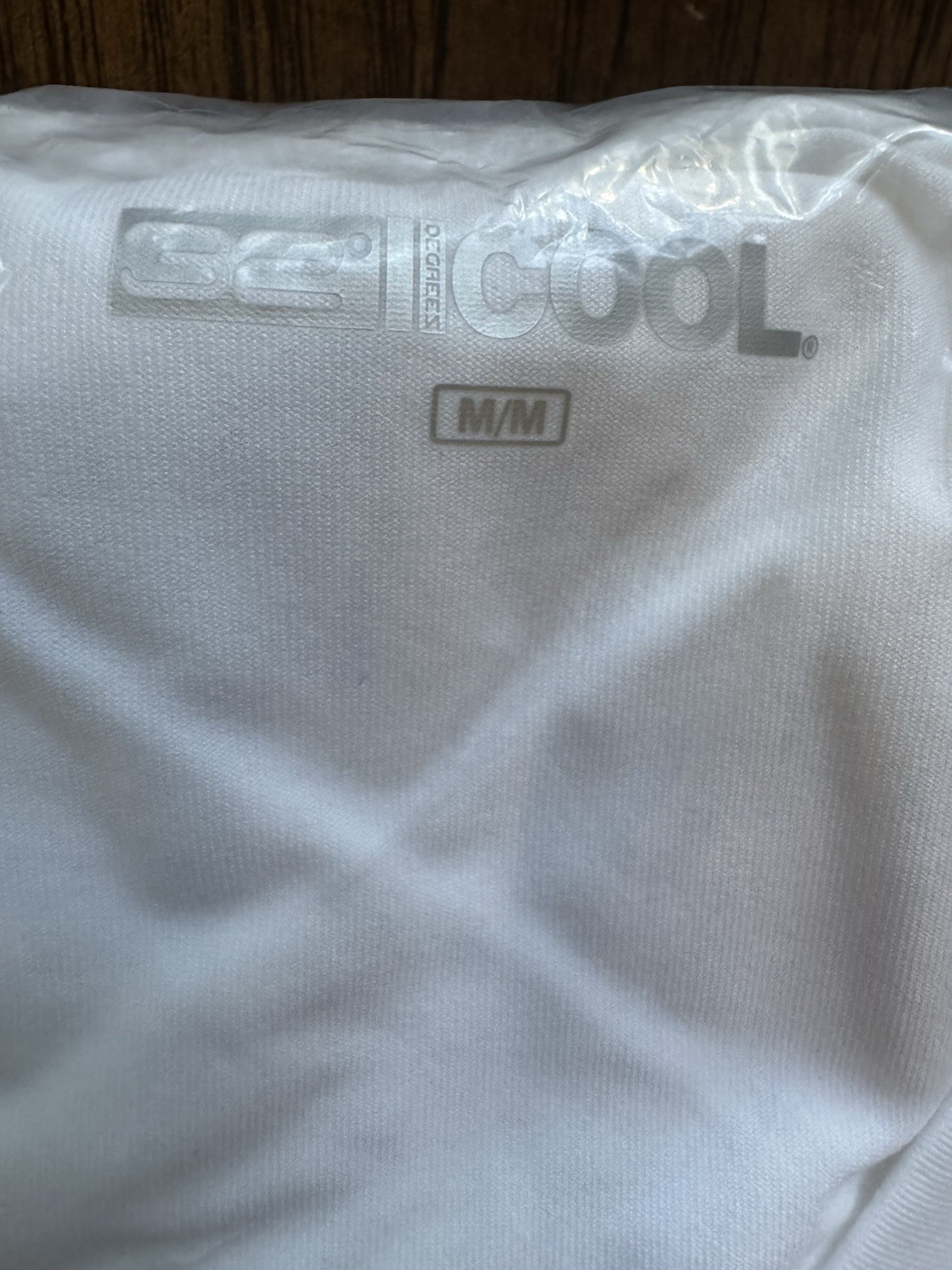 32 Degrees Cool Men’s 4-PK Short Sleeve Crew Neck Tee, White, Medium New!