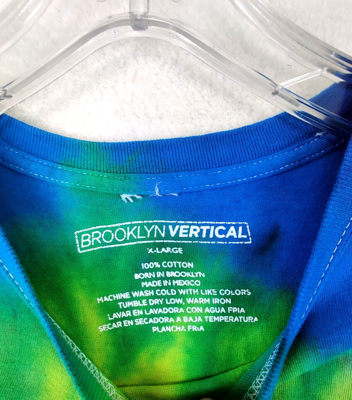 Brooklyn Vertical Men&rsquo;s XL Big Drip Tie-dye T-shirt 5408