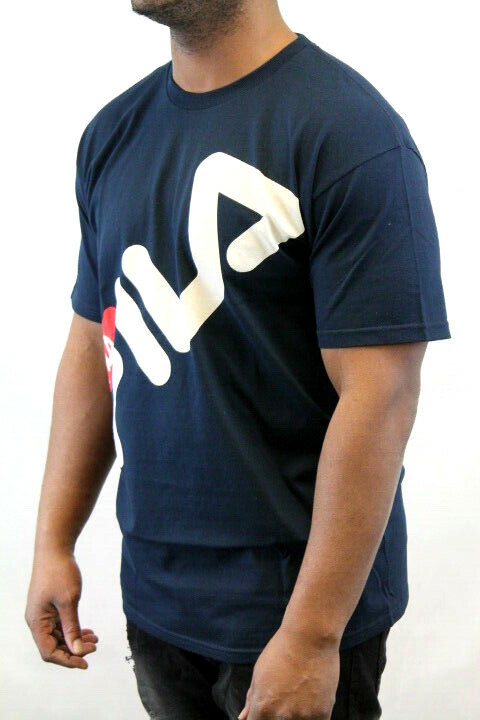 FILA MEN S/S MICAH T-SHIRT BLUE/WHITE/RED LM171S89