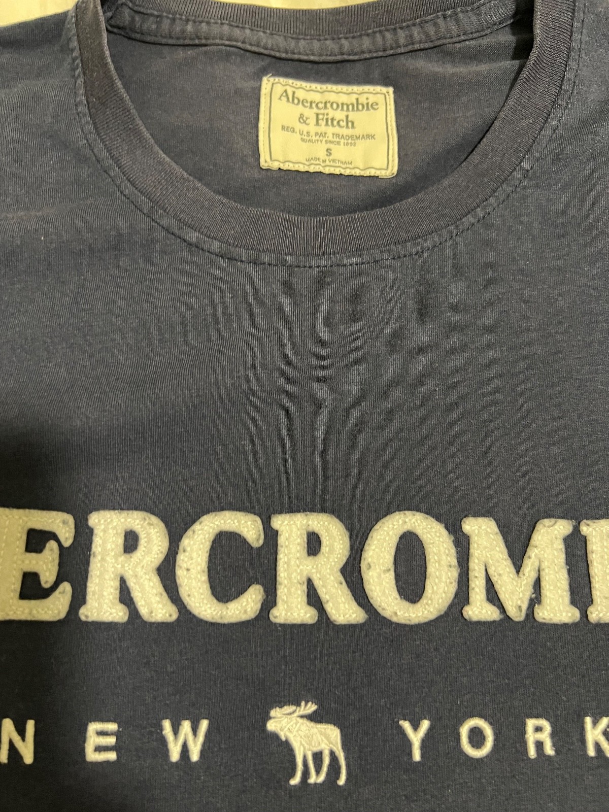 Abercrombie & Fitch Soft A&F – T Shirt Mens Size Small Logo pick one
