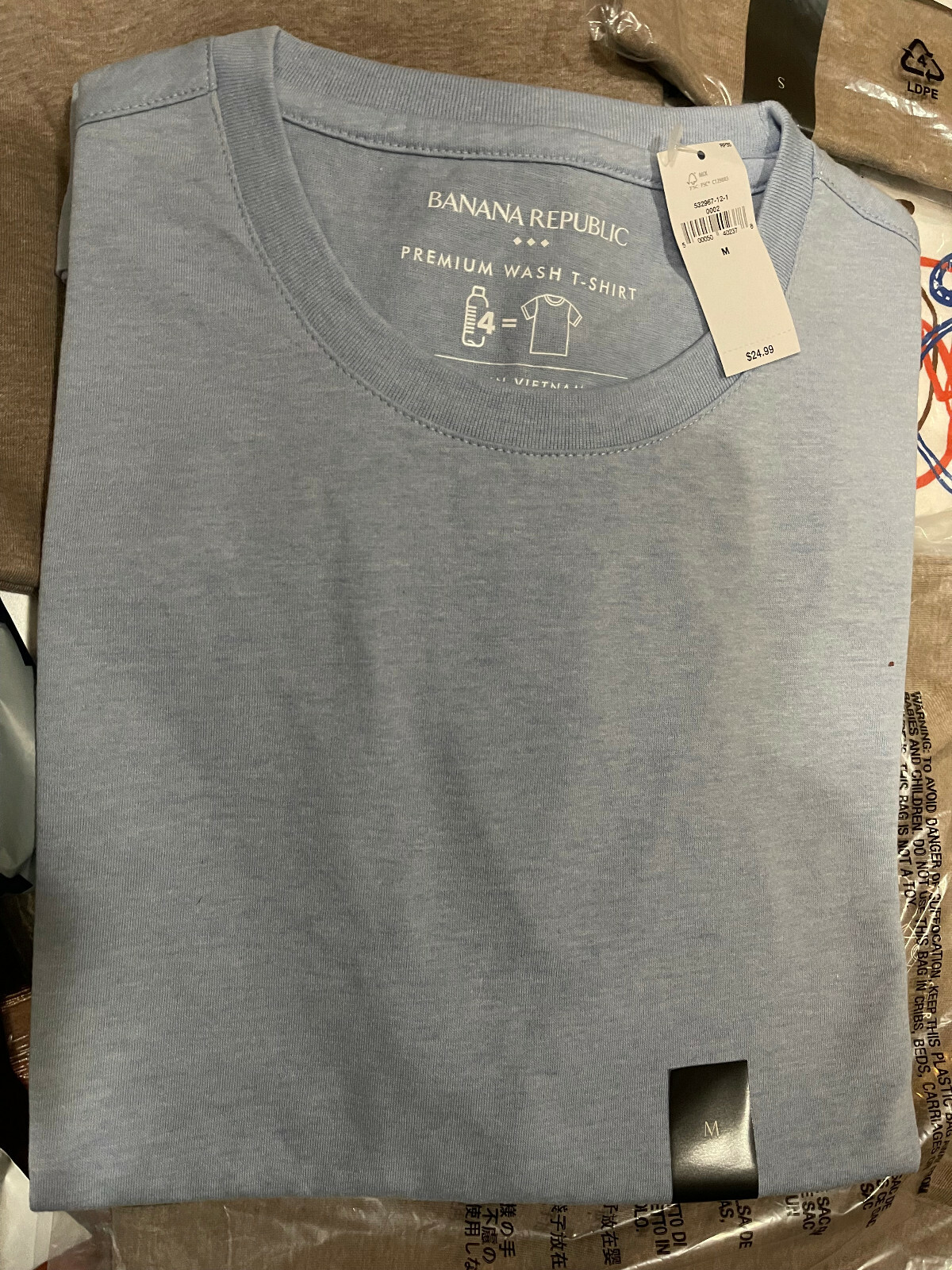 Banana Republic Men&rsquo;s Short Sleeve Crew Neck Premium Wash T-Shirts S-XXL, Choice