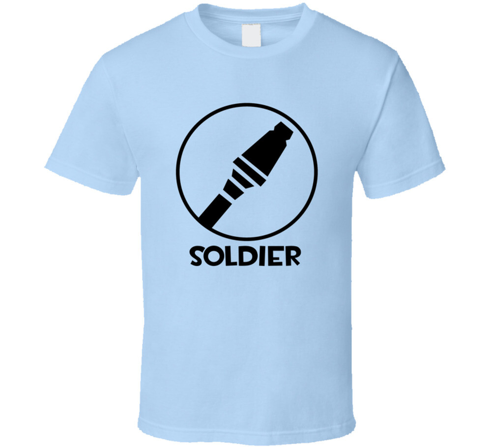 Team Fortress 2 Soldier Blue Team Video Game Fan T Shirt