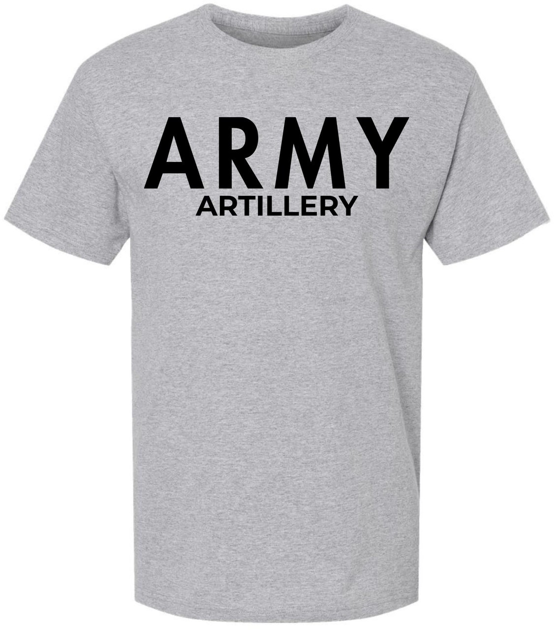Army Artillery T-Shirt U.S Military Field Corps Soldier Physical Training PT Tee