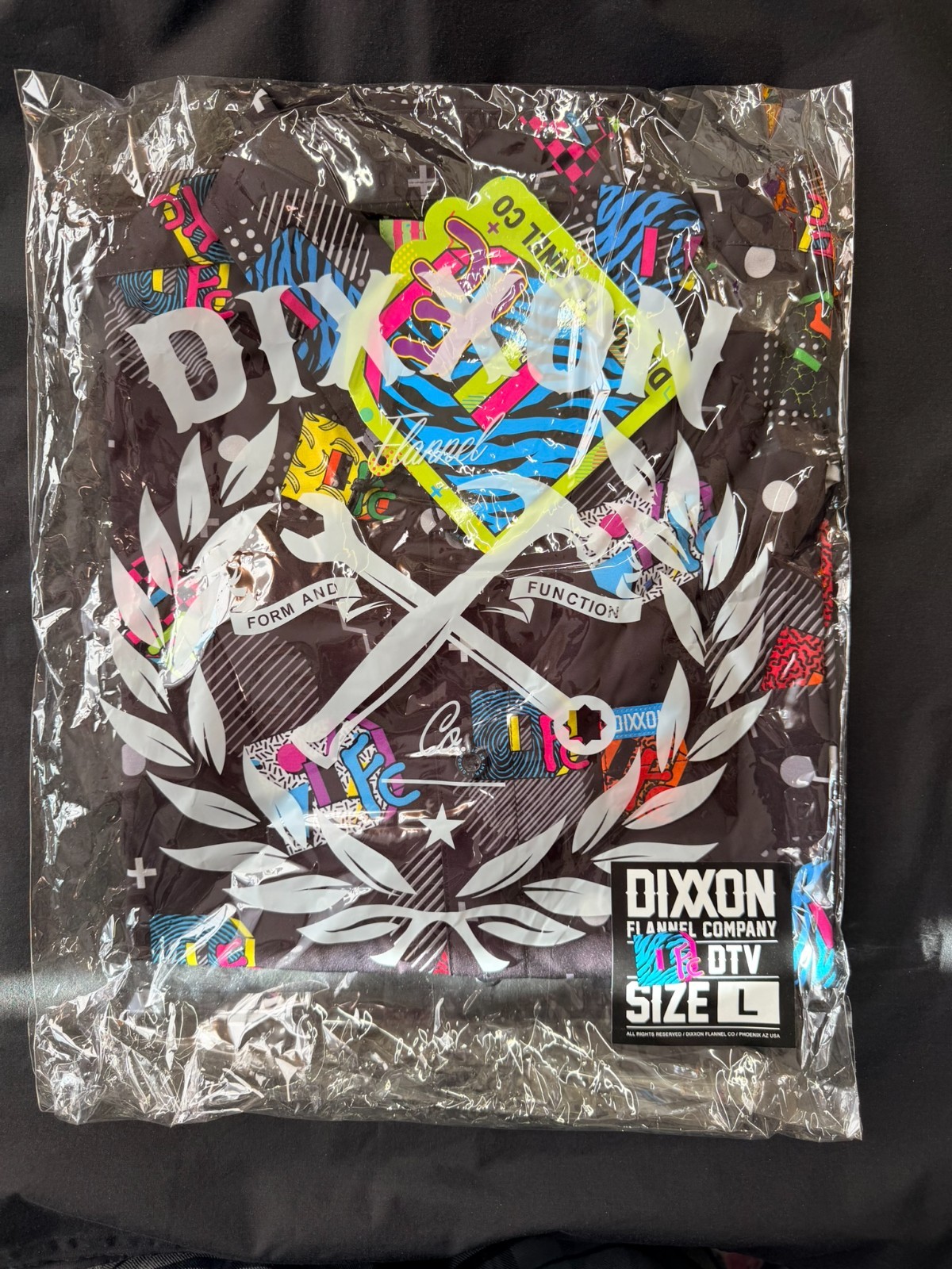 Dixxon Flannel Company DFC DTV SS party shirt size L