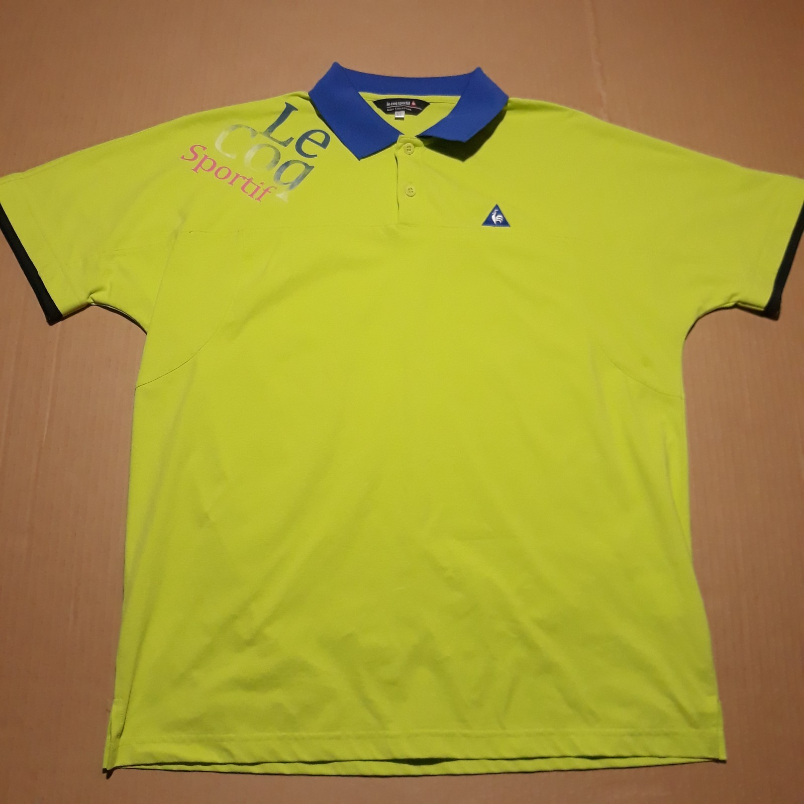 Le Coq Sportif Golf Collection Panel Polo Shirt Men&rsquo;s LL/US Large Athletic Fit