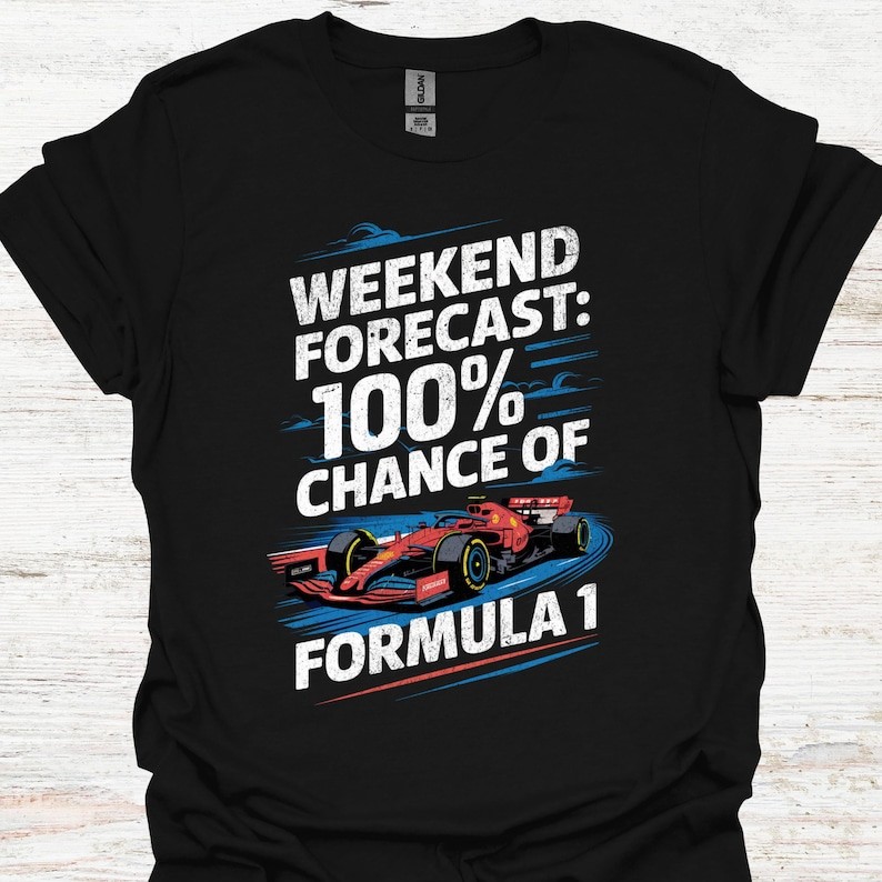 Formula 1 Racing Enthusiast Tee F1 Fan T-Shirt Motorsport Gift
