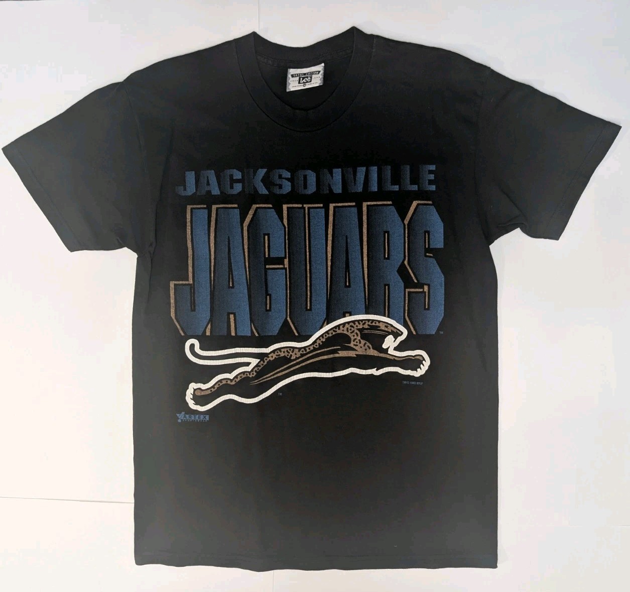 Vintage 90s Jacksonville Jaguars NFL Banned Logo 1993 T-Shirt Adult Size Med USA