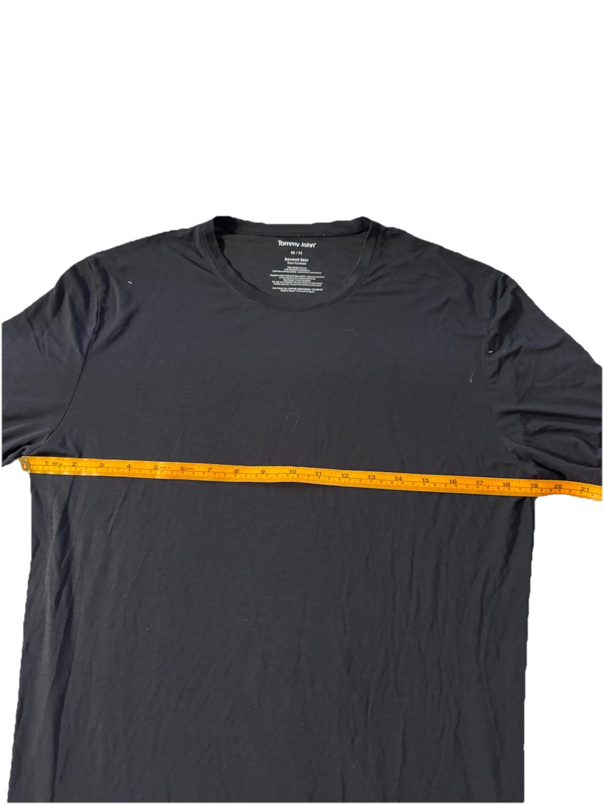 Tommy John Second Skin Stay-tucked Men’s T-shirt- Size Med- Soft Stretch Crew
