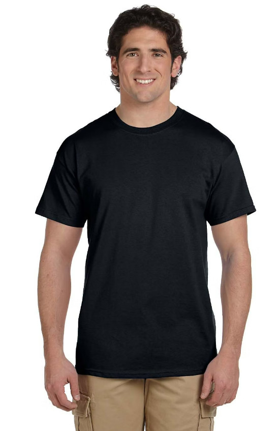 Gildan Adult Unisex Ultra Cotton T Shirt G200 Black Large