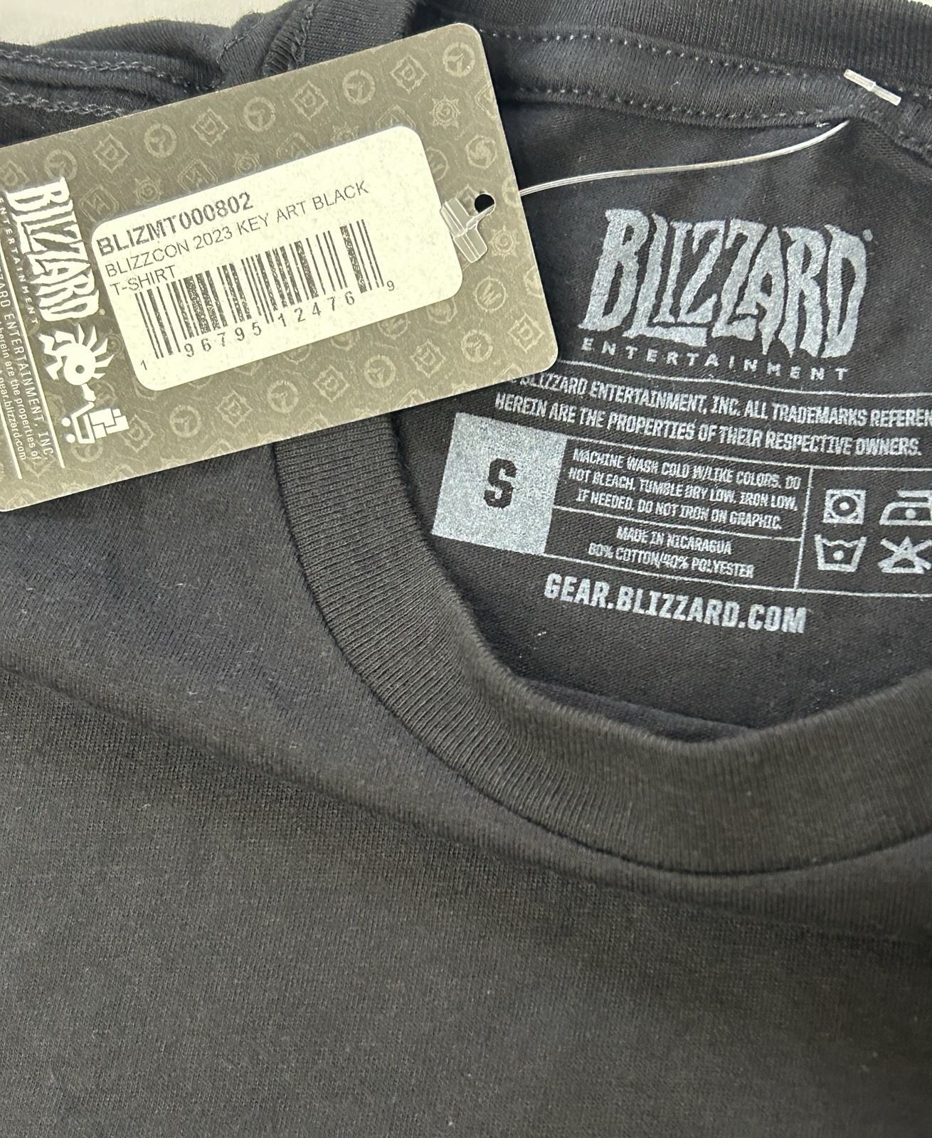 Blizzard Blizzcon 2023 Anaheim Key Art Black Shirt Mens Small Sold Out Rare NWT