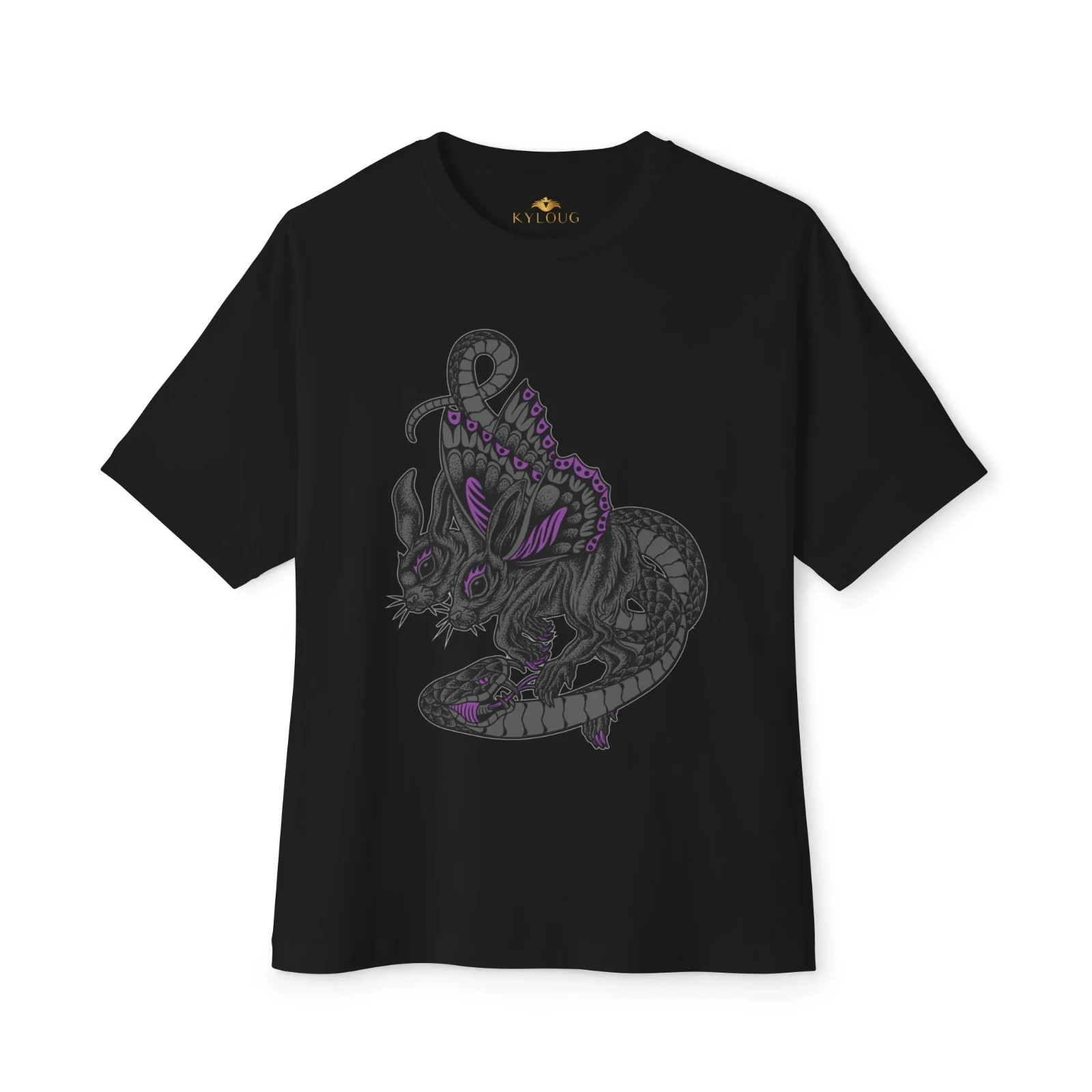 Men&rsquo;s Oversized Round Neck Streetwear T-Shirt Soft Cotton Casual Wear Comfort