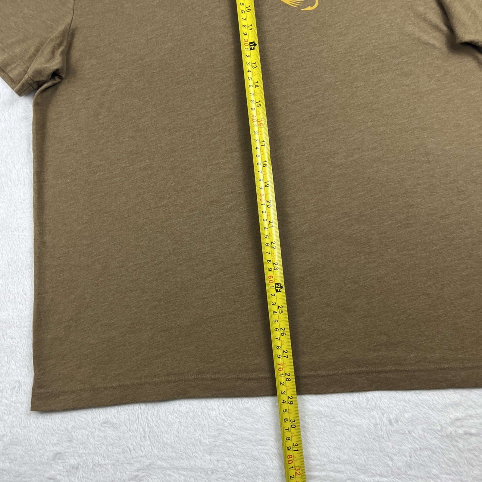 Filson Buckshot Short Sleeve T Shirt Brown Fly Fishing Men’s Size XL