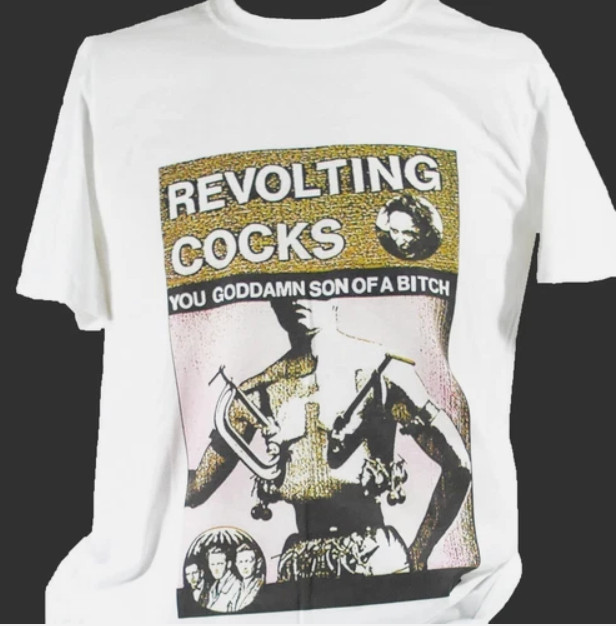Revolting Cocks Music For Lovers White T-Shirt Cotton Full Size