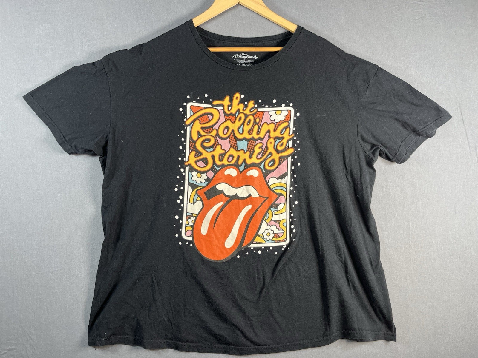 The Rolling Stones T-Shirt Men&rsquo;s 3XL Short Sleeve Tongue Graphic 2022