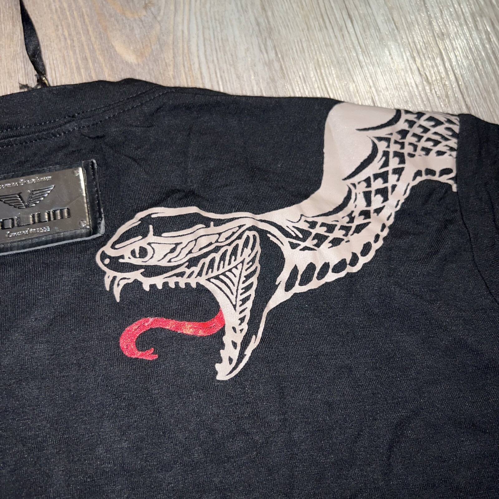 Vintage T-Shirt marijuana weed Dark Man Snakes Graphic Tee Size M Double Sided
