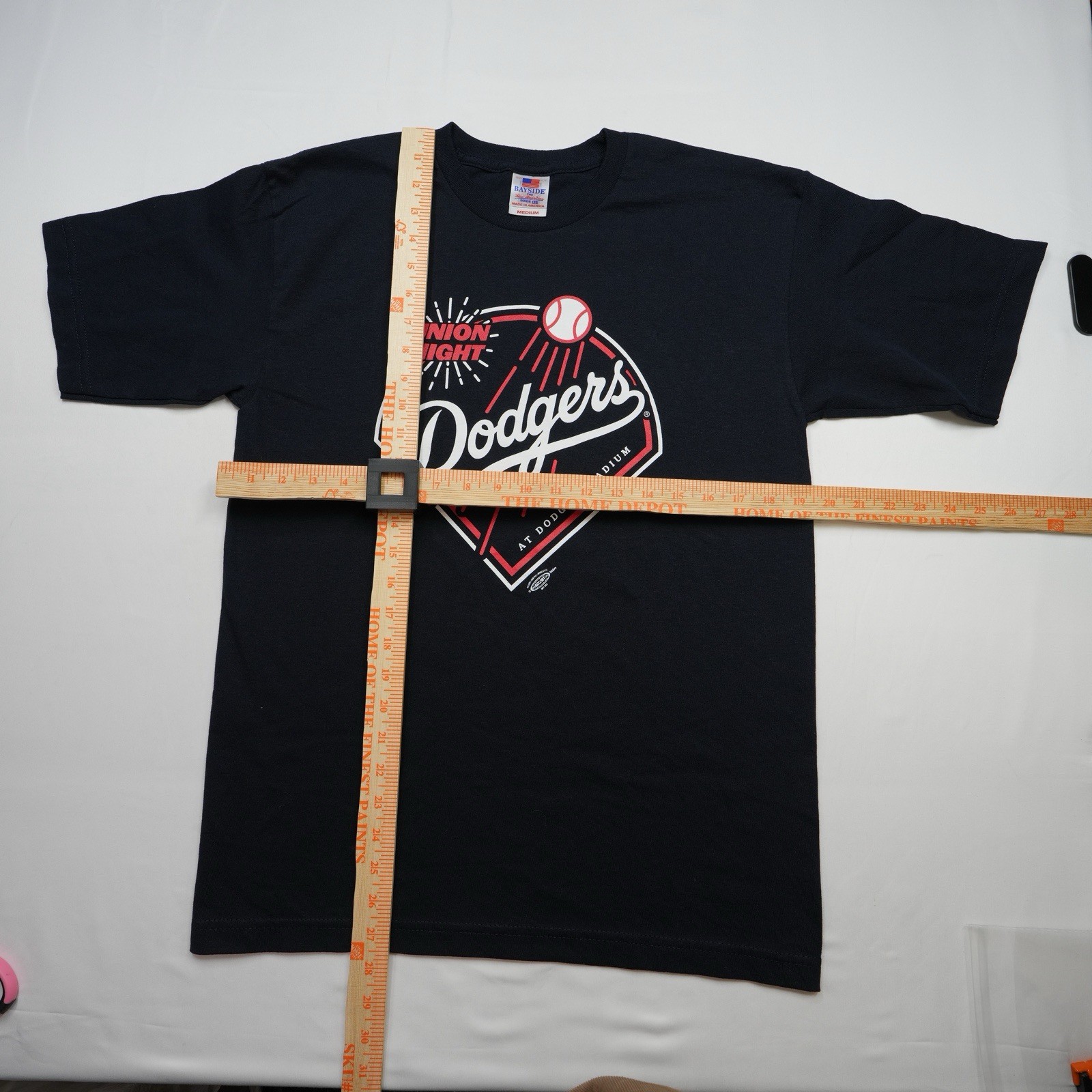 New MLB LA Dodgers Union Night Tshirt Size Medium Made in the USA New no tag