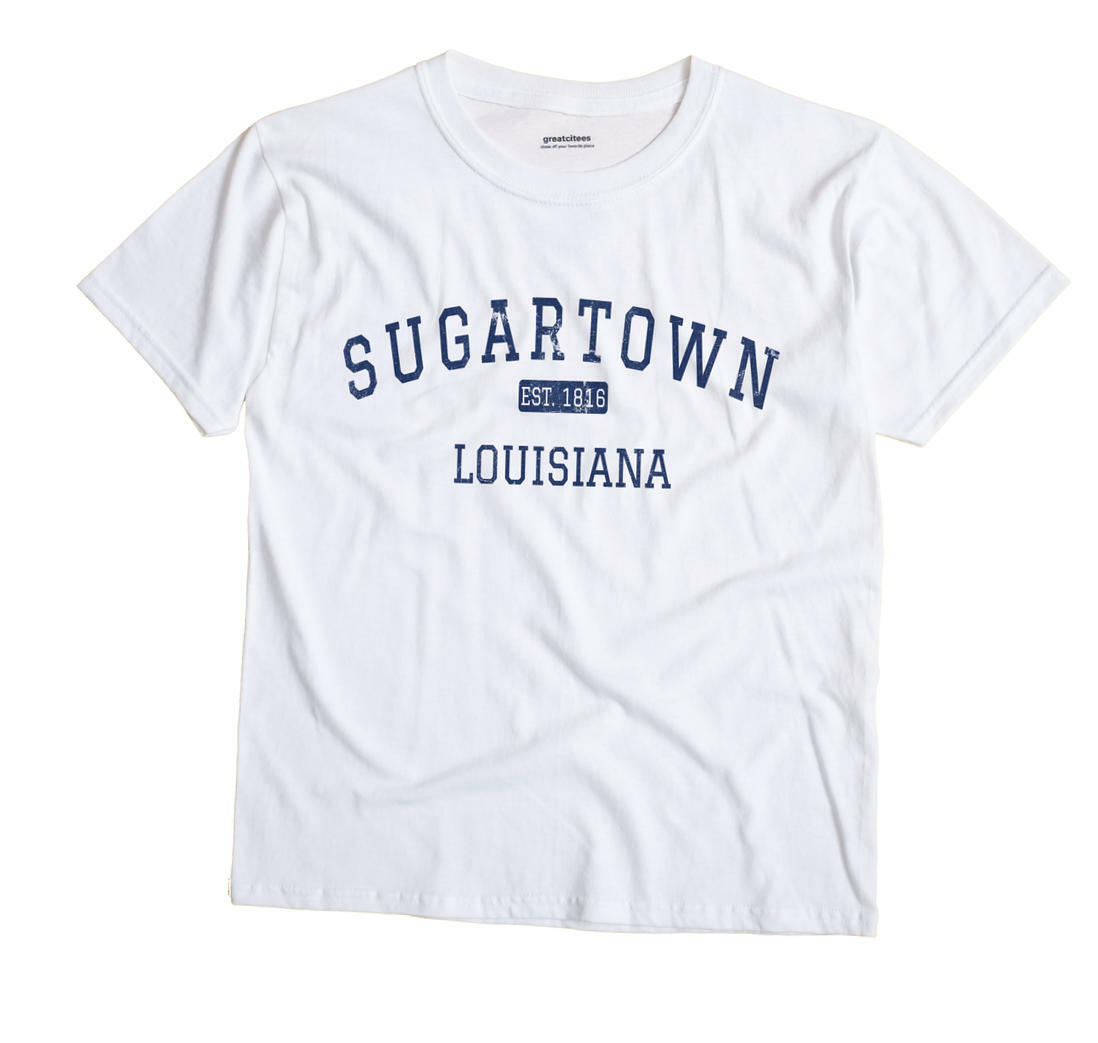 Sugartown Louisiana LA T-Shirt EST
