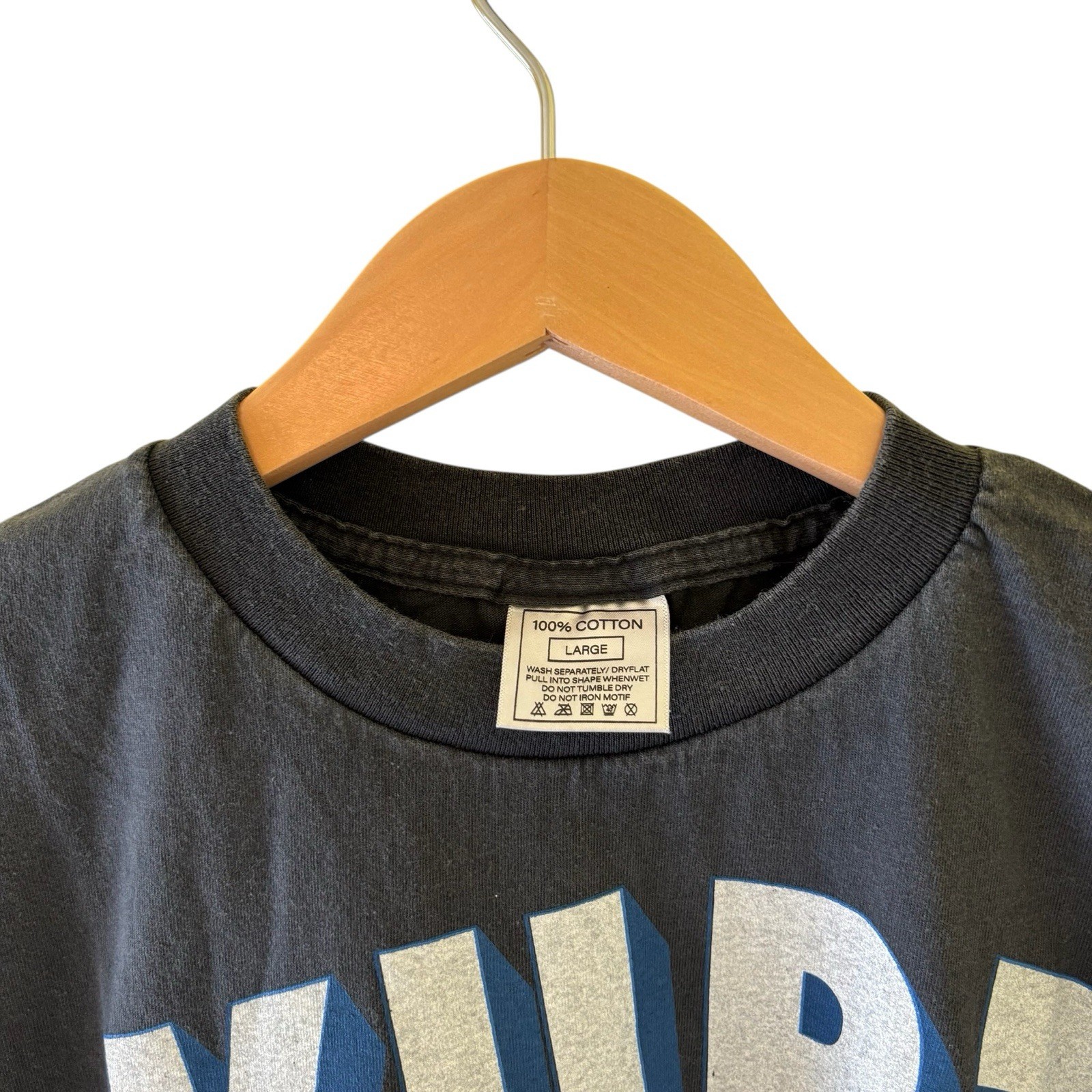 VTG Kurt Cobain Band Shirt Tee Nirvana Single Stitch REPRINT Size L
