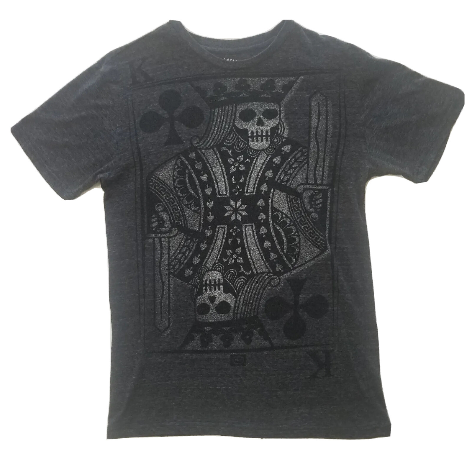Ecko Unltd Shirt Mens Size Medium Graphic Tee King Playing Card Skull Poker