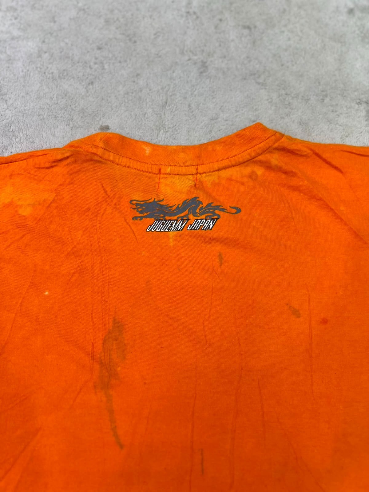 Vintage Japanese Dragon Japan Orange Single Stitch Tee