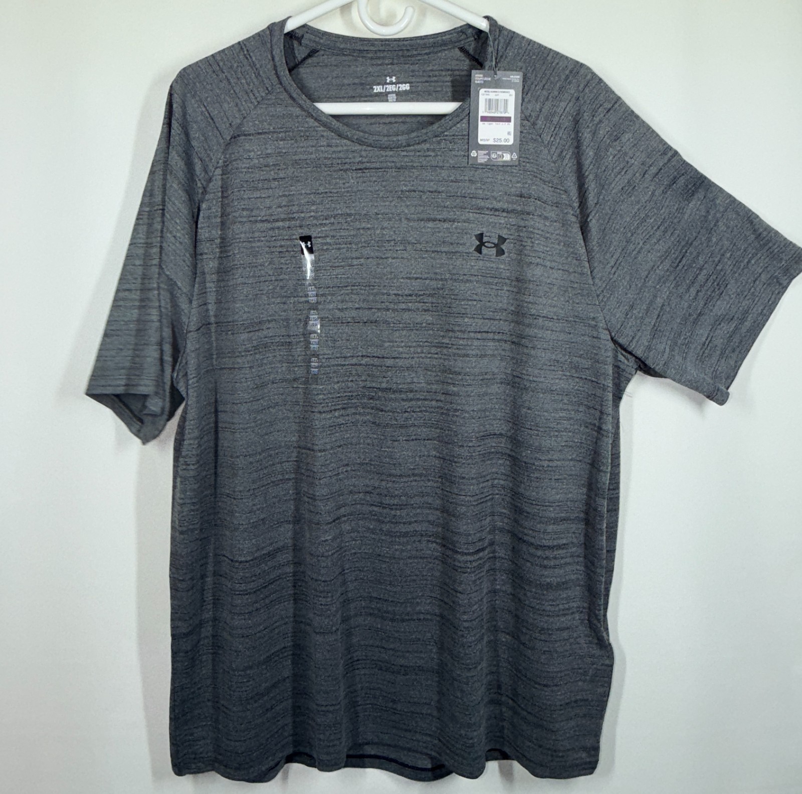 Under Armour Tiger Tech 2.0 Mens Training Loose Fit T-Shirt 2XL New Tags