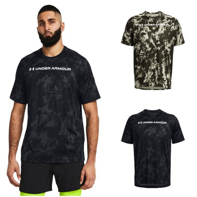 Under Armour 1361698 Men&rsquo;s UA Tech ABC Camo Short Sleeve Graphic T-Shirt