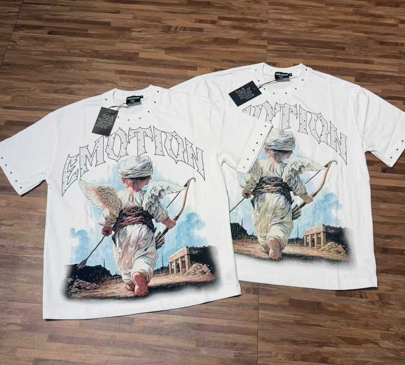 Mixed emotions tee shirt Black/White S/M/L/XL