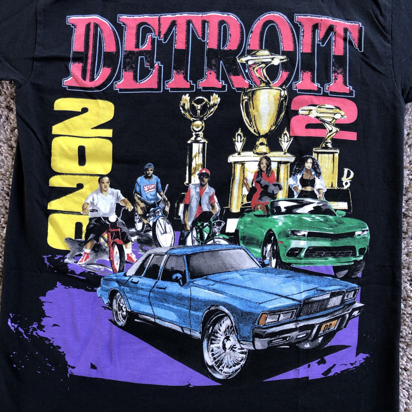 Big Sean Detroit 2 2020 Album Merch T-Shirt Mens M AOP Rap Hip Hop Graphic Tee