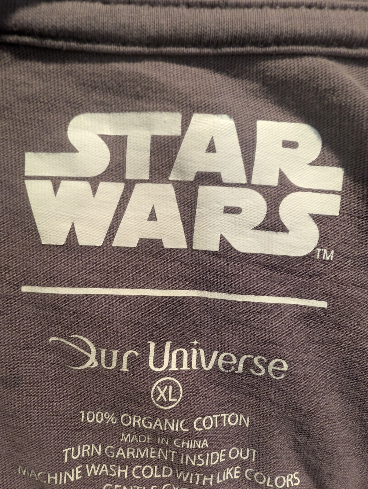 Star Wars Our Universe « REBEL » tie dye Tshirt Size XL adult