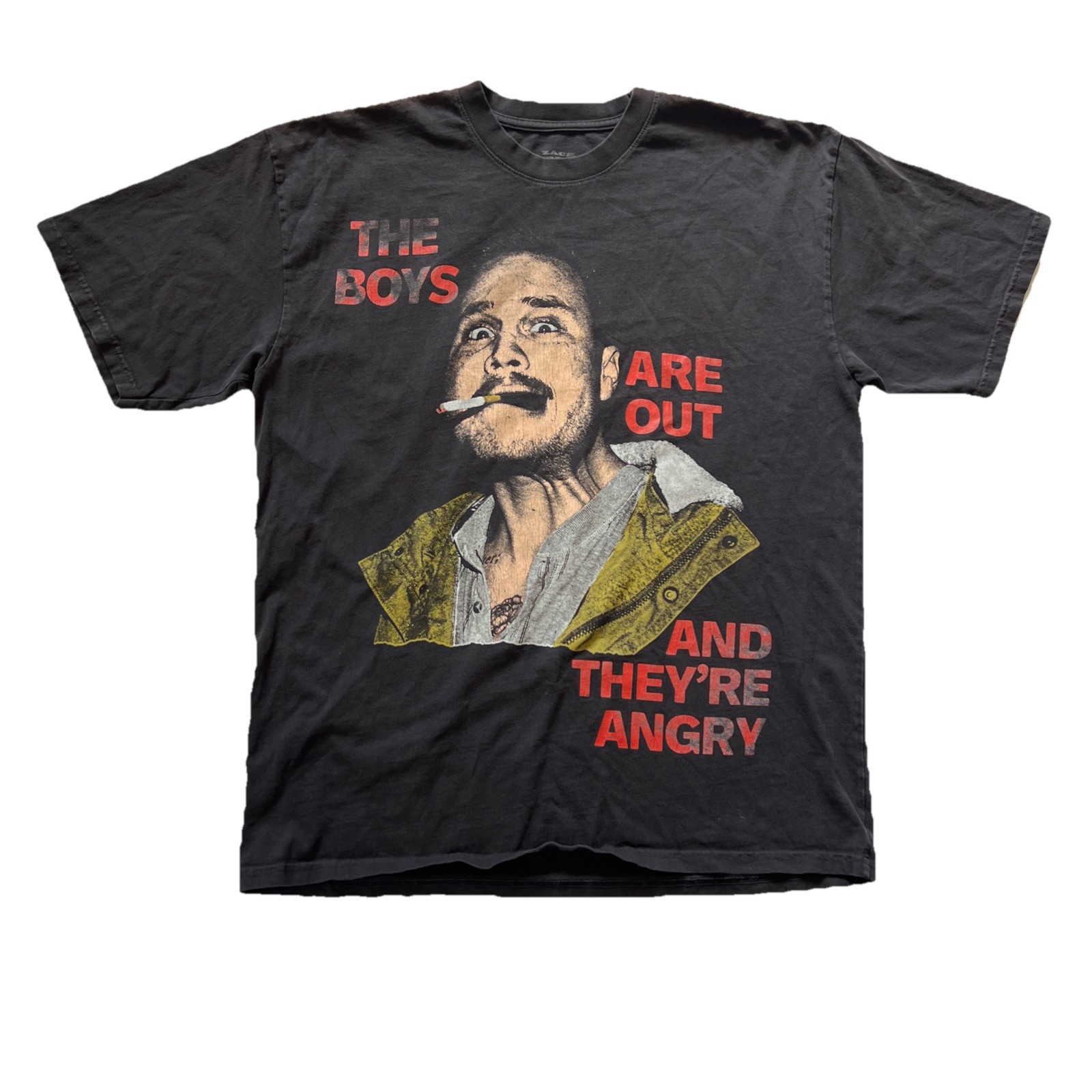 Zach Bryan Official Tour Merch Shirt Sz Large The Boys Are Out Heavyweight Tee
