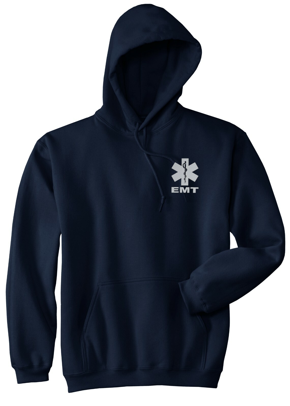 EMT Navy hoody, REFLECTIVE logo soft fabric, Medical Emergency, First Responder