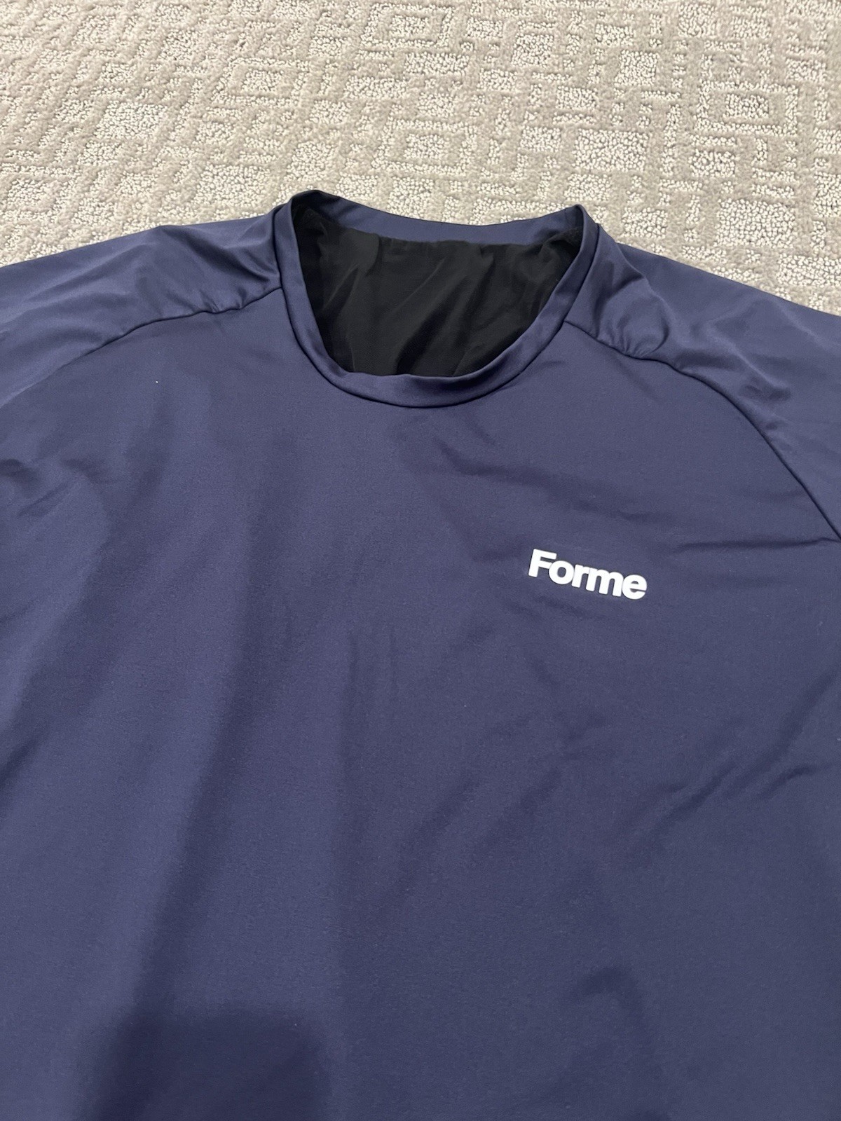 Forme Science Recovery Posture Correcting T Shirt Men&rsquo;s XL Blue Short Sleeve