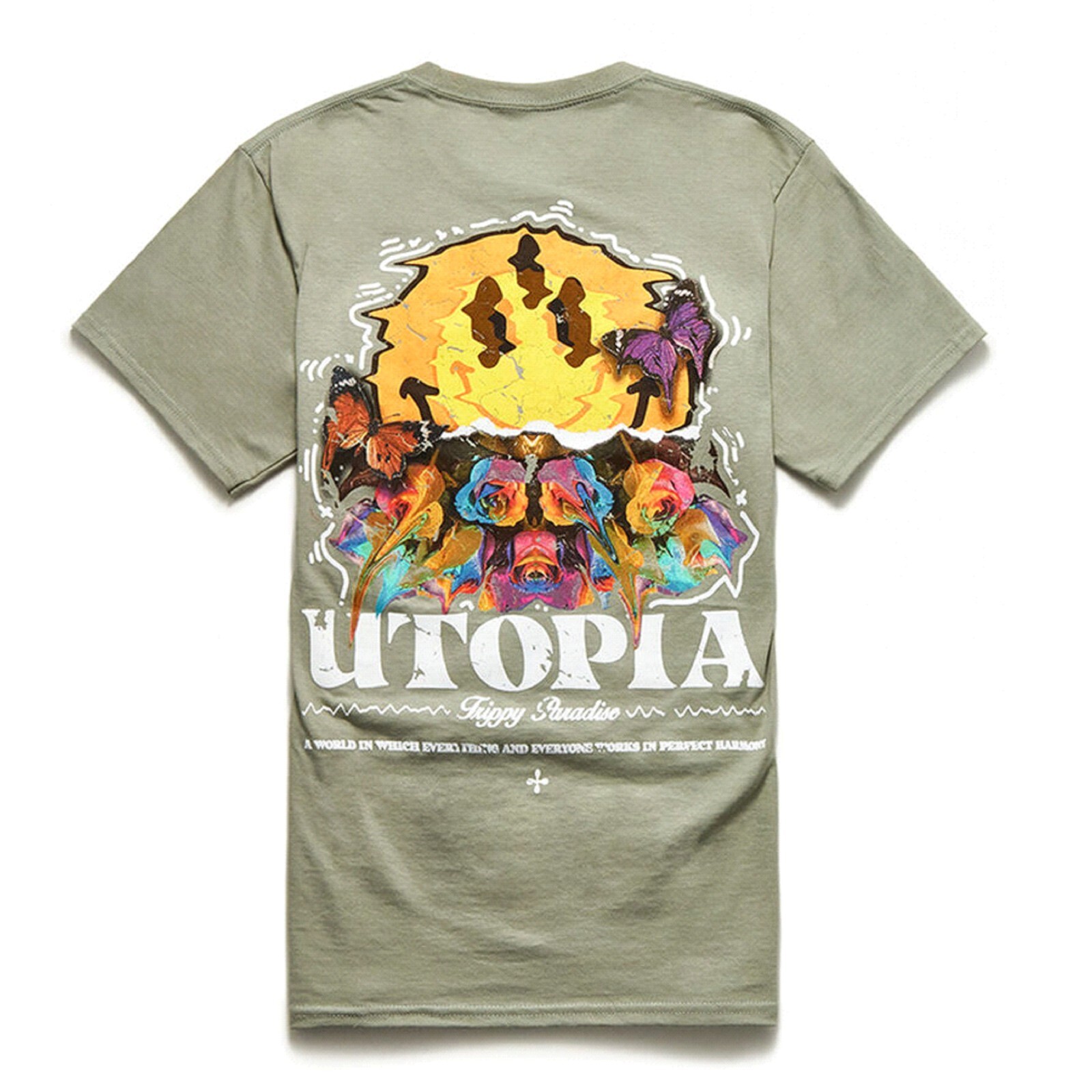 Pacsun Utopia Trippy Paradise Men&rsquo;s Graphic Print T-Shirt – NWT