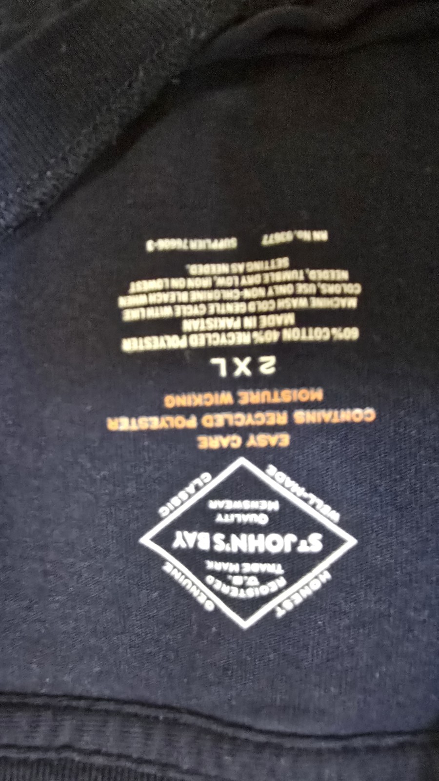 St Johns Bay Mens 2XL Super Soft 60/40 Cotton/Poly Blend T-Shirts 8 Count Lot